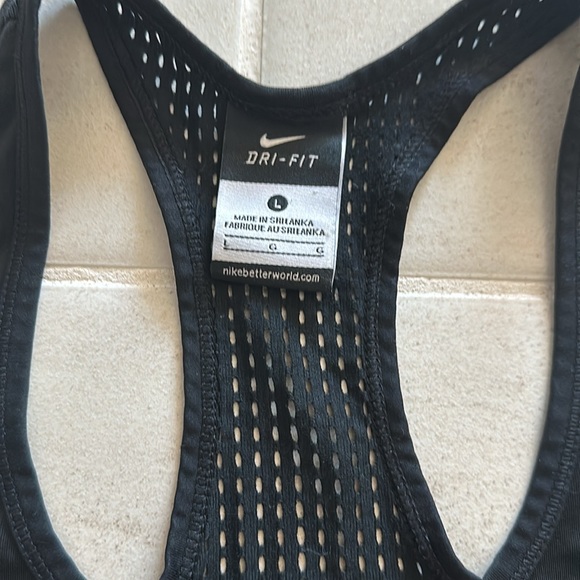 Nike Black Dri-Fit Tank Large - Picture 3 of 6